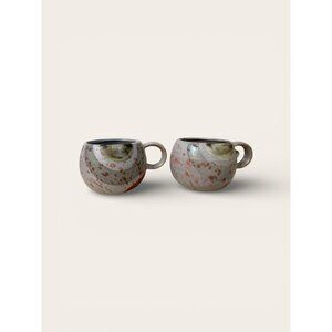Set Of 2 Art Studio The Adobo Stoneware Reactive Glaze Mug